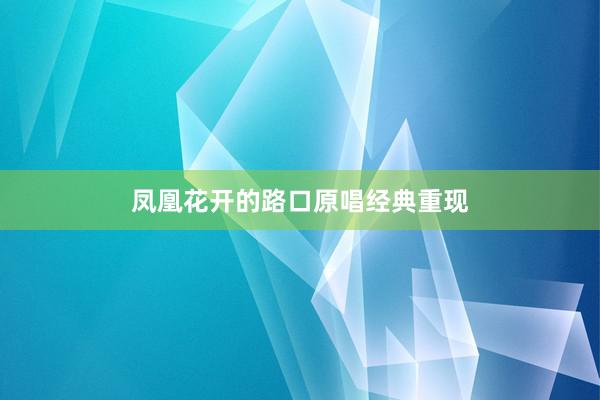 凤凰花开的路口原唱经典重现